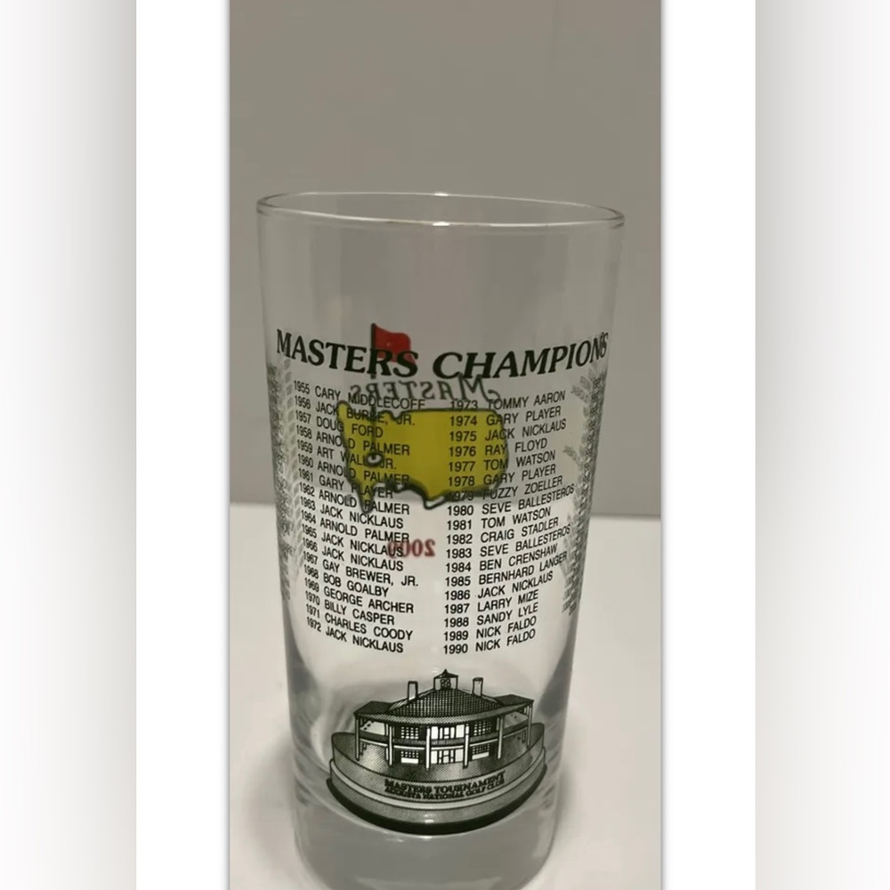 Masters Golf Tournament 2009 Collector's Cup Glass Augusta National